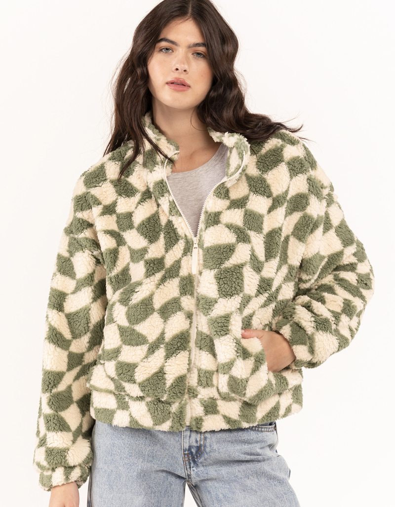 RSQ Print Womens Sherpa Jacket image number 3