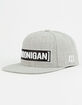 HOONIGAN Censor Bar Grey Mens Snapback Hat image number 1
