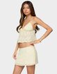 EDIKTED Leora Textured Floral Babydoll Top image number 5