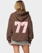 EDIKTED Leopard 77 Oversized Hoodie image number 3