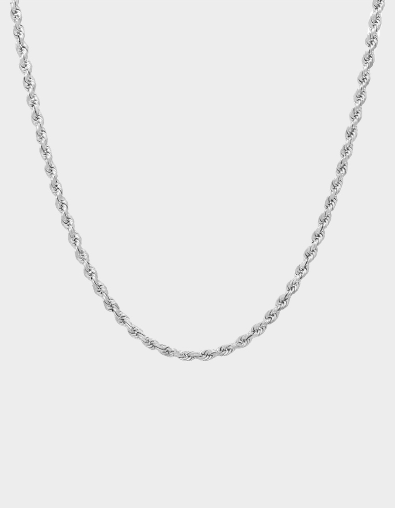 THE GOLD GODS 2.5mm 18K White Gold Plated Chain image number 0