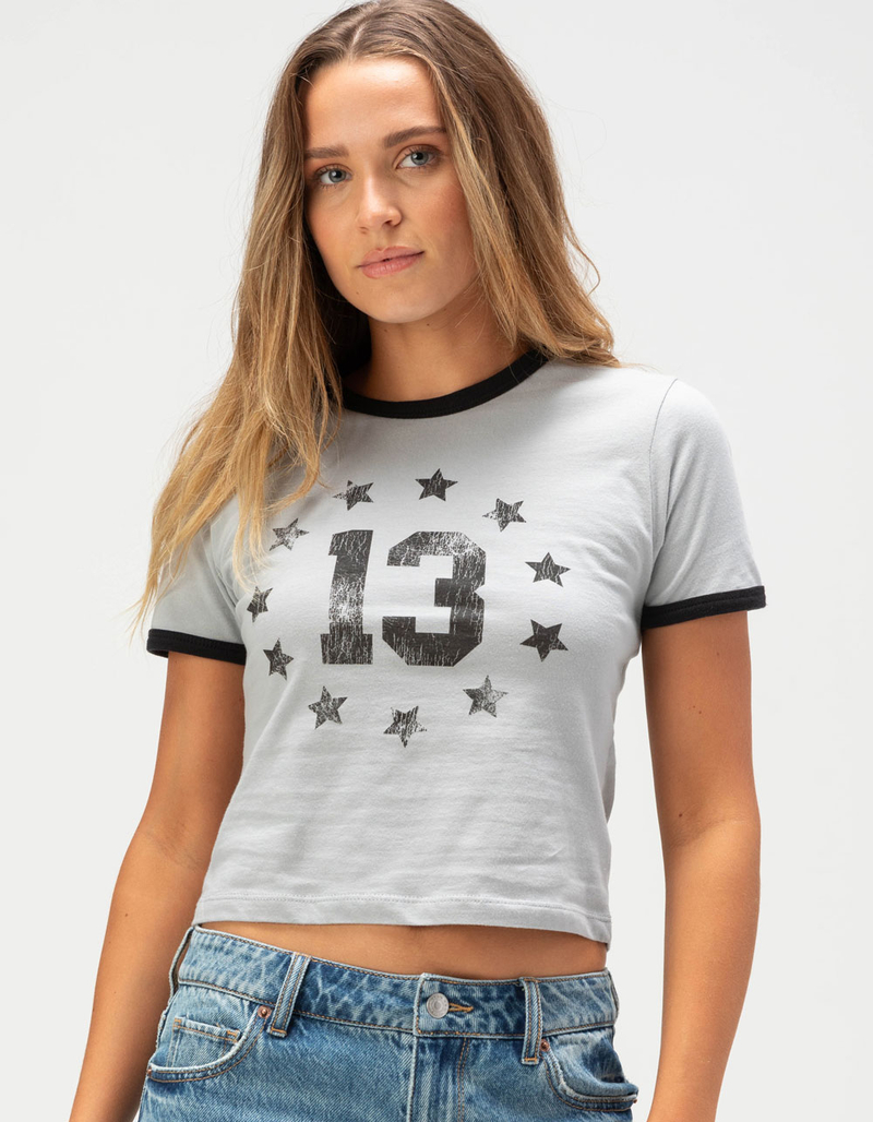 RSQ Womens 13 Star Ringer Tee image number 4