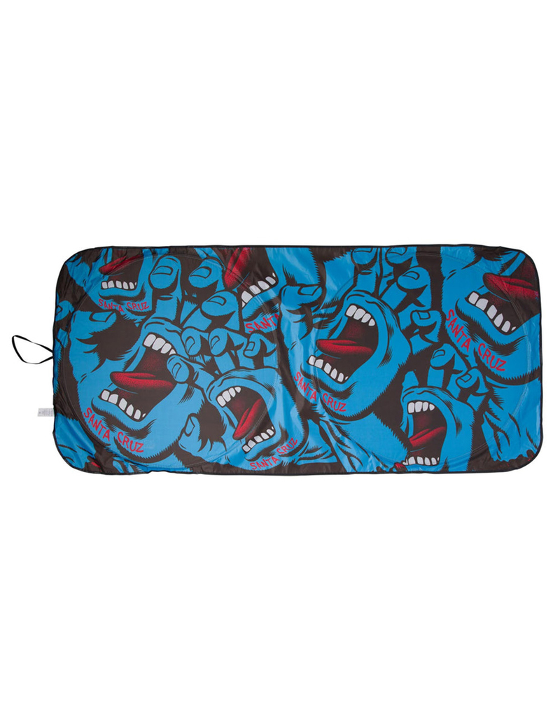 SANTA CRUZ Screaming Hand Car Sun Shade image number 0