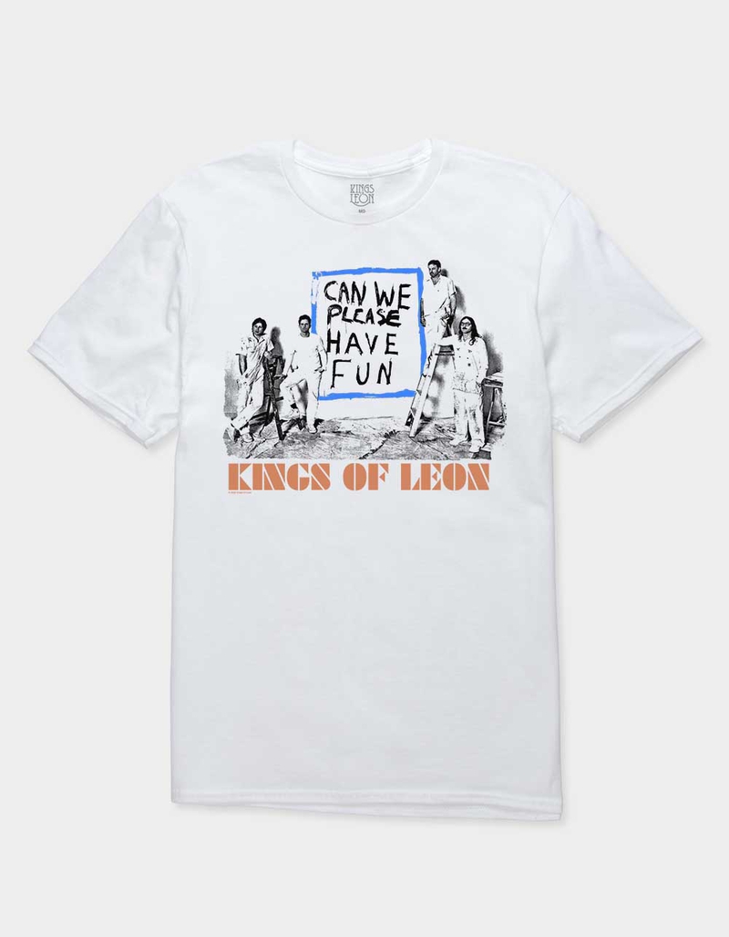 KINGS OF LEON Can We Please Have Fun Sign Unisex Tee image number 0