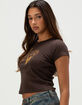 NECTAR CLOTHING California Poppy Womens Loose Tee image number 3