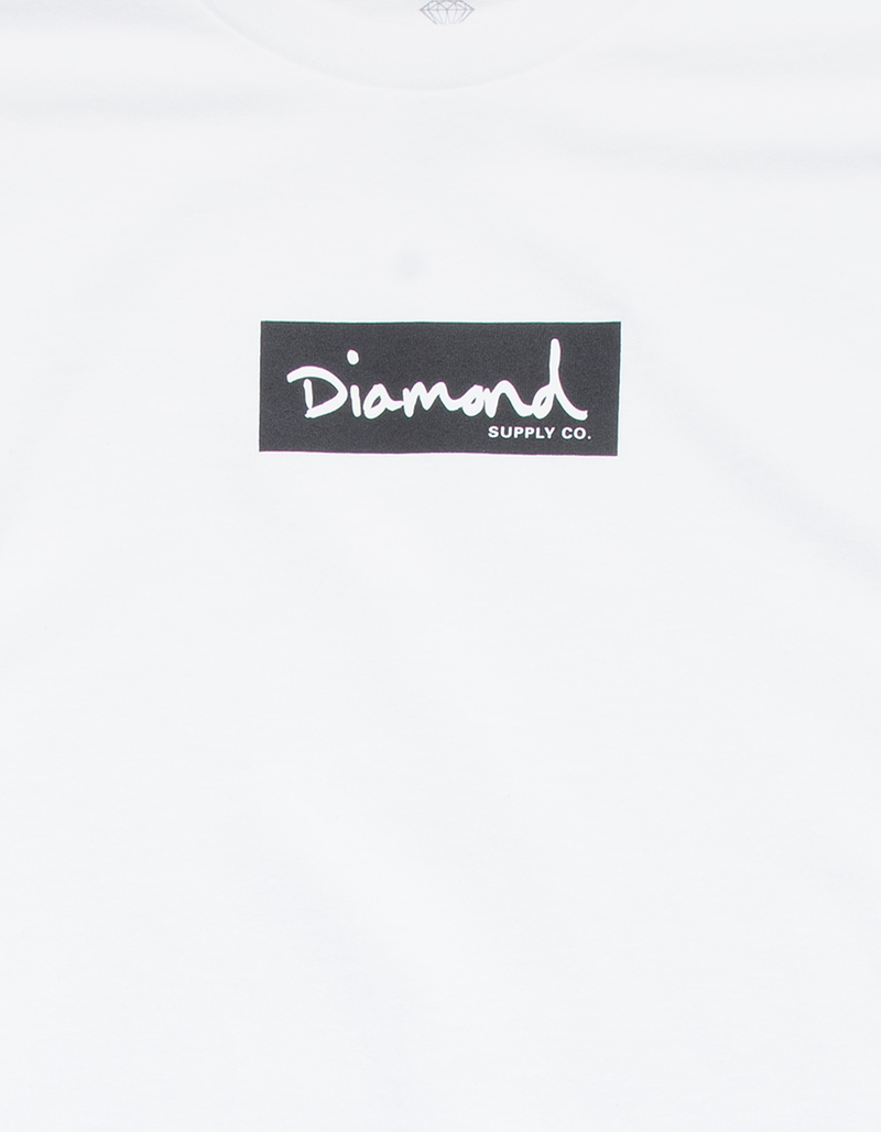 DIAMOND SUPPLY CO. OG Script Box Mens Tee image number 1