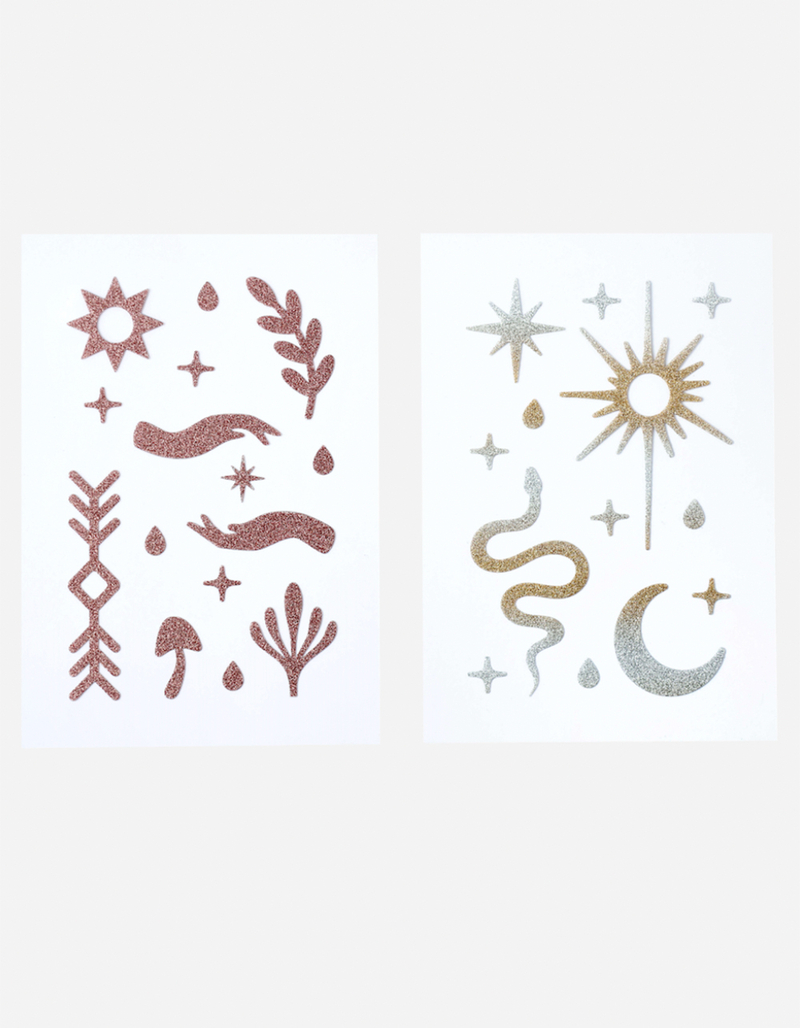 NEVER HAVE I EVER Wild Glow Sun Tan Stickers image number 1