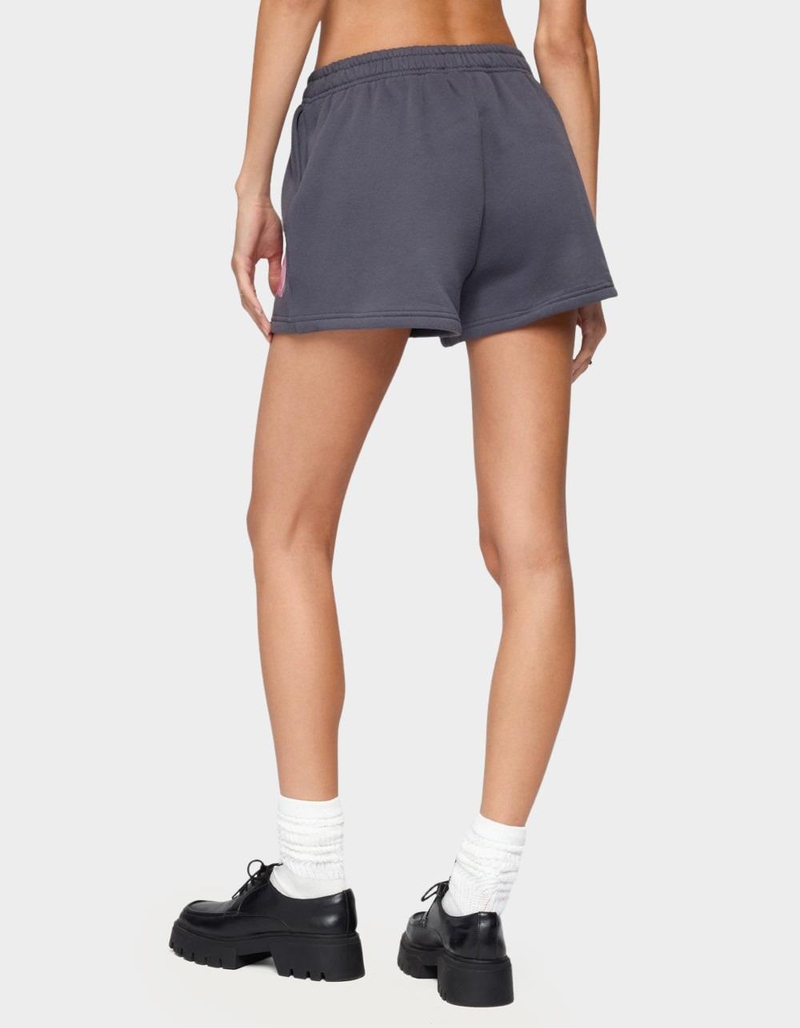 EDIKTED Orchid Babe Sweat Shorts image number 2