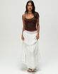 RSQ Womens Low Rise Tiered Maxi Skirt image number 1
