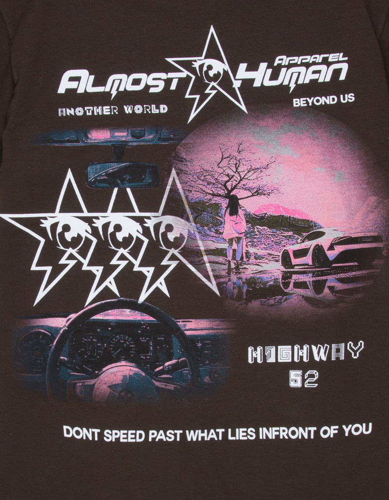 ALMOST HUMAN Pink World Boys Tee image number 2