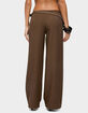 EDIKTED Avery Studded Foldover Straight Leg Pants image number 3