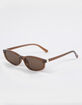 RSQ Rectangular Plastic Sunglasses image number 1