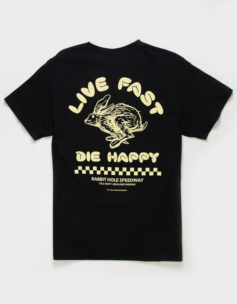 12OZ CLUB Live Fast Mens Tee image number 0