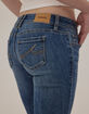 RSQ Ultra Low Rise Womens Bootcut Jeans image number 5