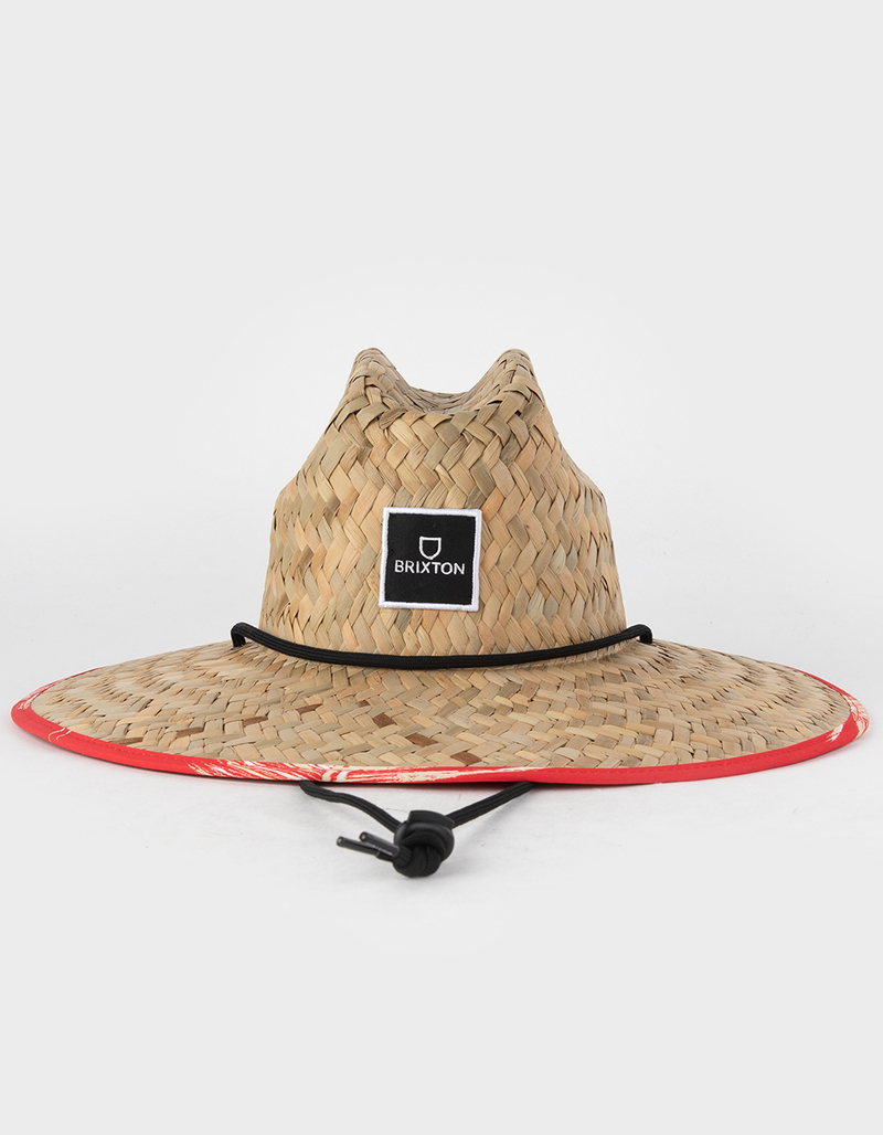 BRIXTON Alpha Square Mens Lifeguard Straw Hat image number 0