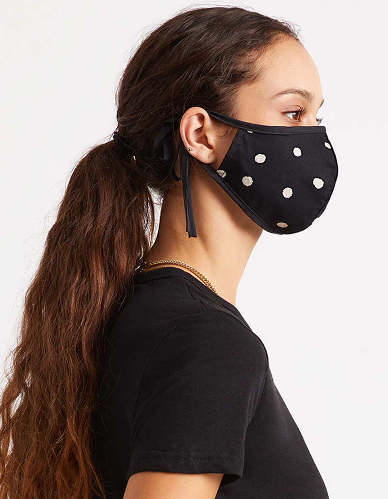 BRIXTON Summer Weights Polka Dot Fashion Face Mask image number 5