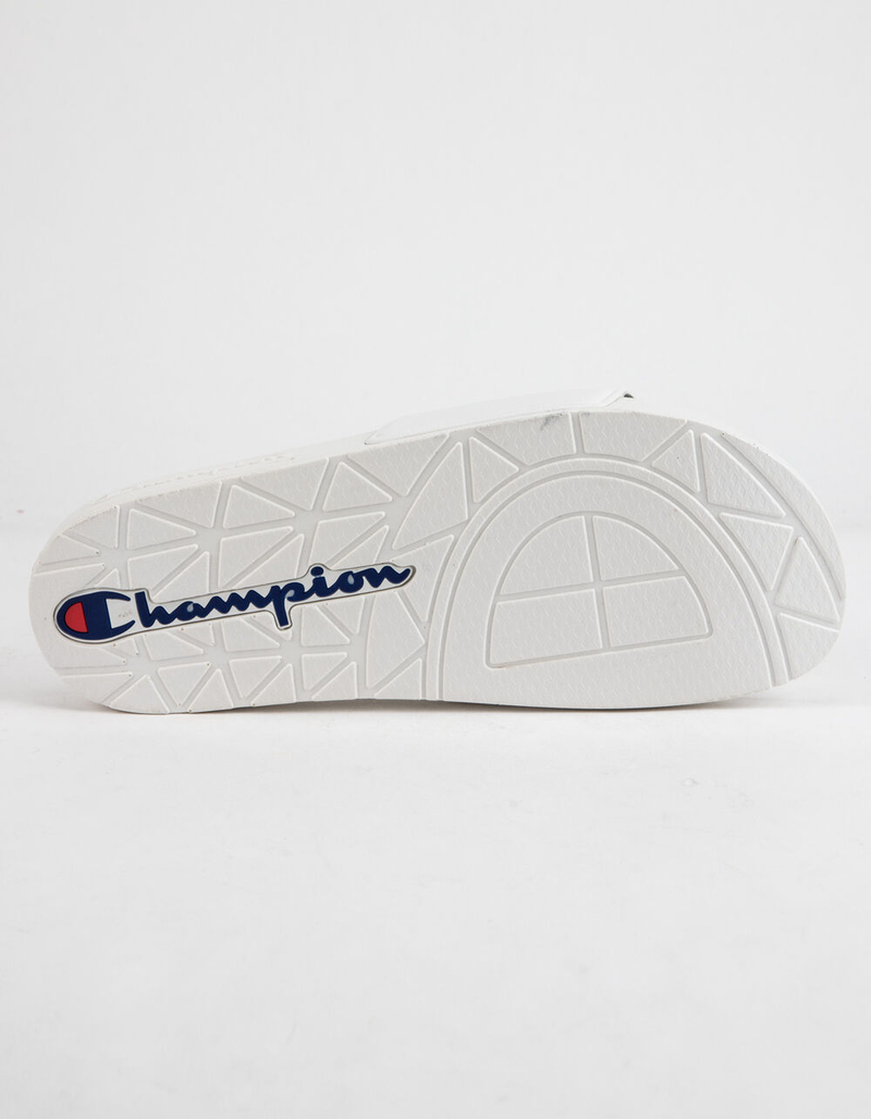 CHAMPION IPO White Mens Slide Sandals image number 4