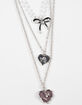 FULL TILT Layered Pearl/Rose/Angel Charm Necklace image number 3