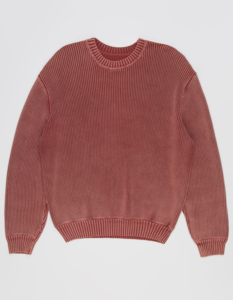 RSQ Mens Washed Ribbed Sweater image number 1