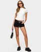 EDIKTED Ashten Studded Denim Shorts image number 5