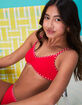 FULL TILT Reversible Texture Girls Bralette Bikini Set image number 4