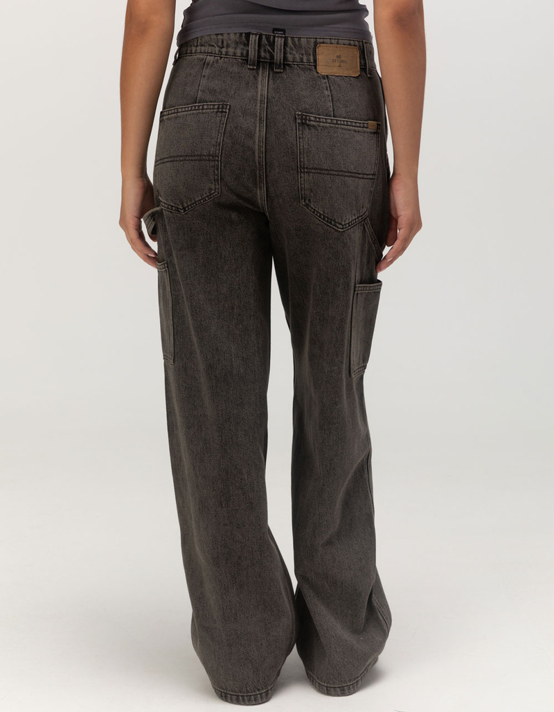 THRILLS Slouch Carpenter Womens Jeans WASHED BLACK Tillys