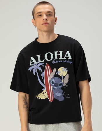RSQ Disney Stitch Mens Boxy Tee Primary Image
