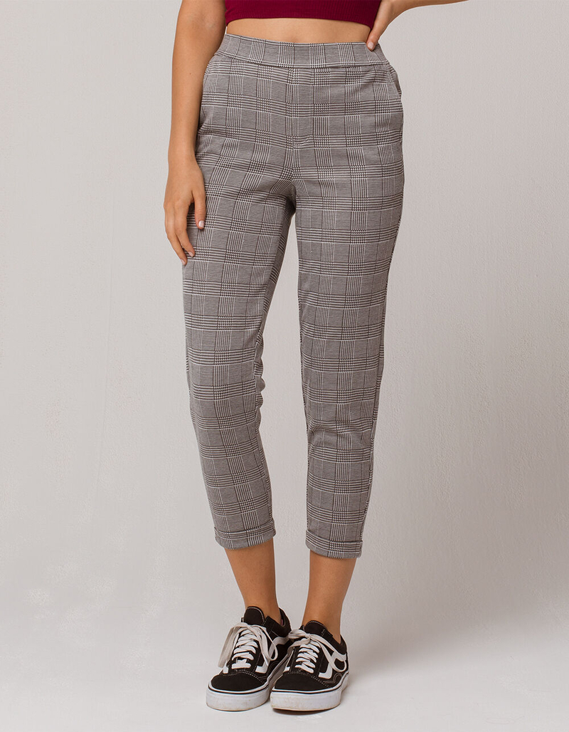 IVY & MAIN Plaid Womens Trouser Pants image number 0