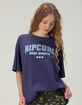 RIP CURL Varsity Sports Womens Heritage Tee image number 1