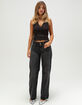 FULL TILT Polka Dot Womens Mesh Halter Top image number 2