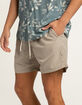 RSQ Mens 6" Nylon Shorts image number 3