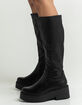 SODA Knee High Womens Lug Boots image number 1