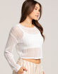 FULL TILT Open Knit Womens Pullover image number 3