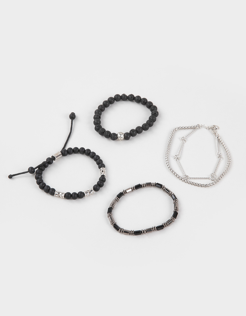 RSQ 4 Pack Lava Stretch Mens Bracelets image number 0