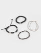 RSQ 4 Pack Lava Stretch Mens Bracelets image number 1
