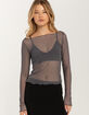 FULL TILT Mesh Womens Long Sleeve Tee image number 1