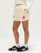 MALIBU SKYYE Pink Womens Sweat Shorts image number 3