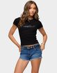 EDIKTED Edikted Icon Rhinestone Tee image number 1