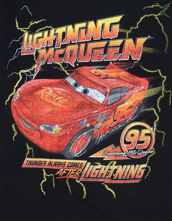 DISNEY Pixar Cars Lightning McQueen Boys Tee Alternative Image