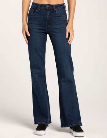 RSQ Womens High Rise Flare Jeans Alternative Image