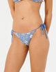 RIP CURL Catalina Waves Tie Side Cheeky Bikini Bottoms image number 2
