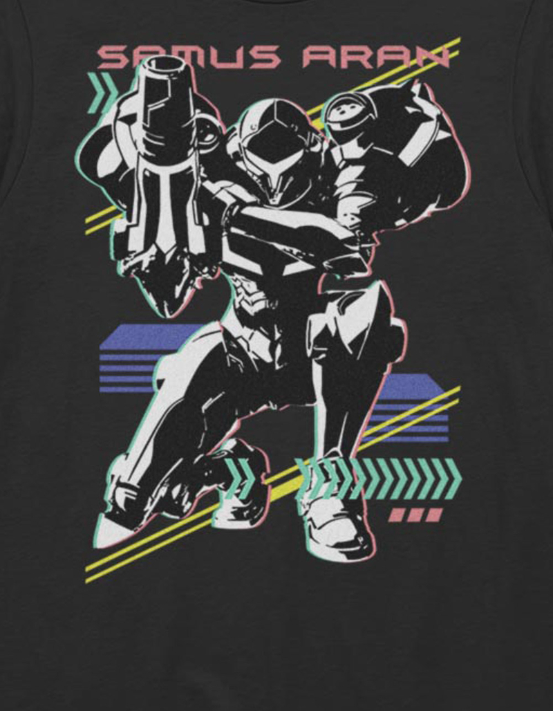 NINTENDO Metroid Samus Aran Neon Unisex Tee image number 1