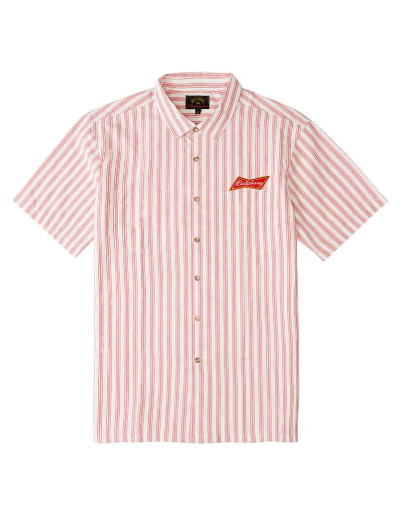 BILLABONG x Budweiser Stripe Mens Button Up Shirt image number 5