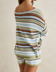 RHYTHM Frankie Stripe Womens Long Sleeve Top image number 3