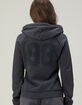 BDG Urban Outfitters Womens Tonal Applique Zip-Up Hoodie image number 2