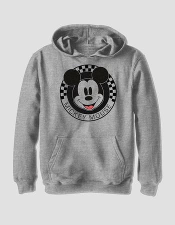 DISNEY Mickey Mouse Checkered Unisex Kids Hoodie Primary Image
