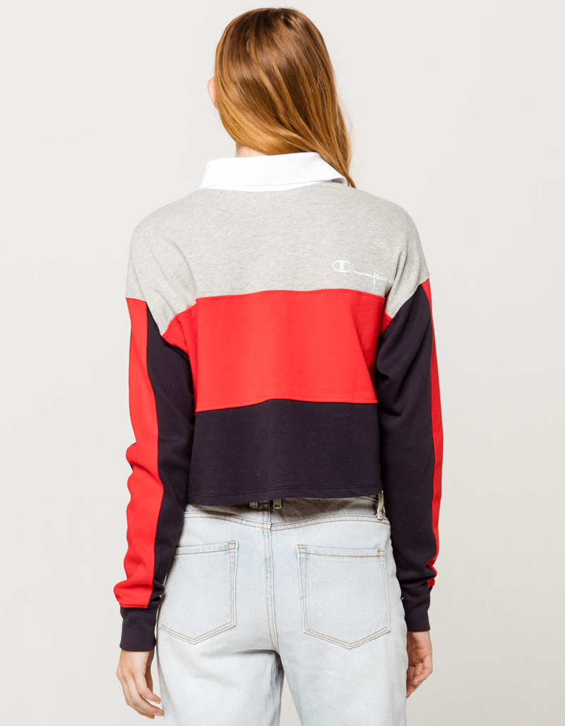 CHAMPION Rugby Womens Crop Polo Shirt image number 2