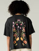 RVCA Mira Flora Womens Boyfriend Tee image number 1