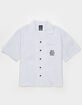RSQ Mens Graphic Crop Button Up Shirt image number 3