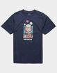 PRIMITIVE Contact Mens Blue Tee image number 1